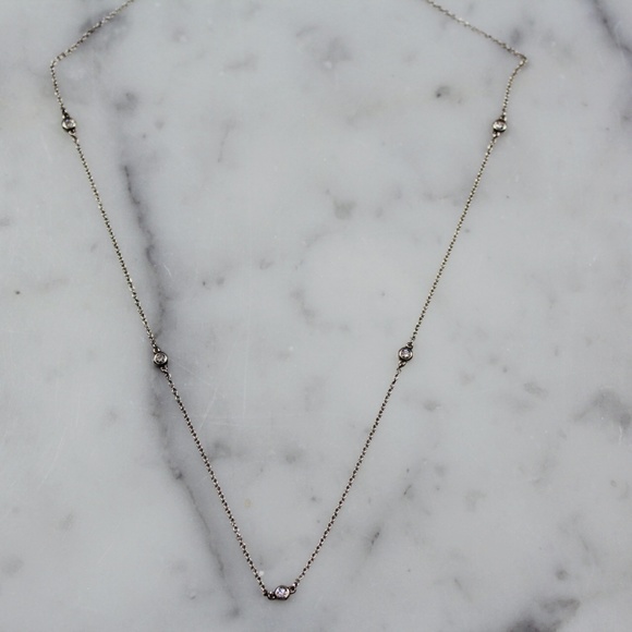 Tiffany & CO Diamonds By the Yard Necklace - Picture 3 of 8